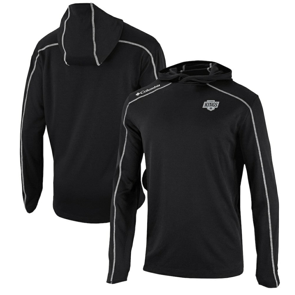 Los Angeles Kings - Columbia Omni-Wick Shotgun Long Sleeve Hoodie T-Shirt Black