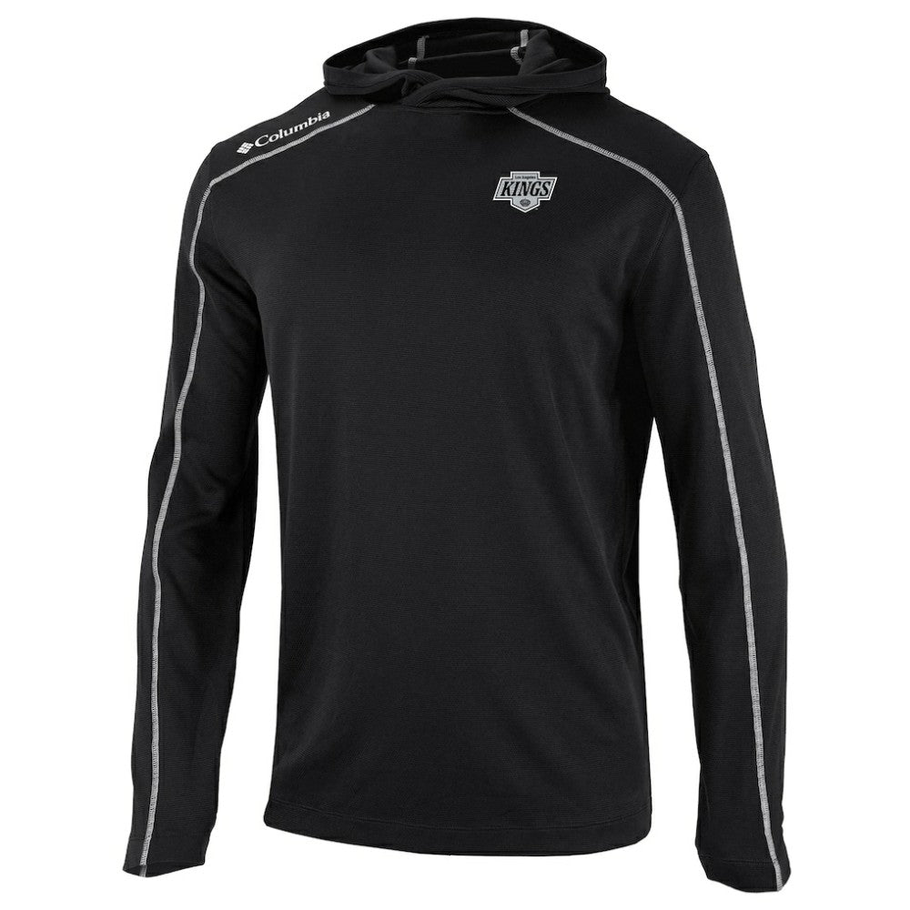 Los Angeles Kings - Columbia Omni-Wick Shotgun Long Sleeve Hoodie T-Shirt Black