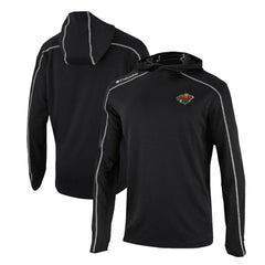 Minnesota Wild - Columbia Omni-Wick Shotgun Long Sleeve Hoodie T-Shirt Black