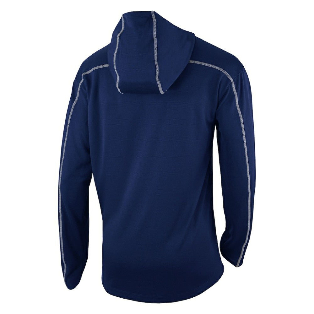 Nashville Predators - Columbia Omni-Wick Shotgun Long Sleeve Hoodie T-Shirt Navy