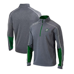 Dallas Stars - Columbia Omni-Wick Shotgun 2.0 Quarter-Zip Pullover Top Gray/Green