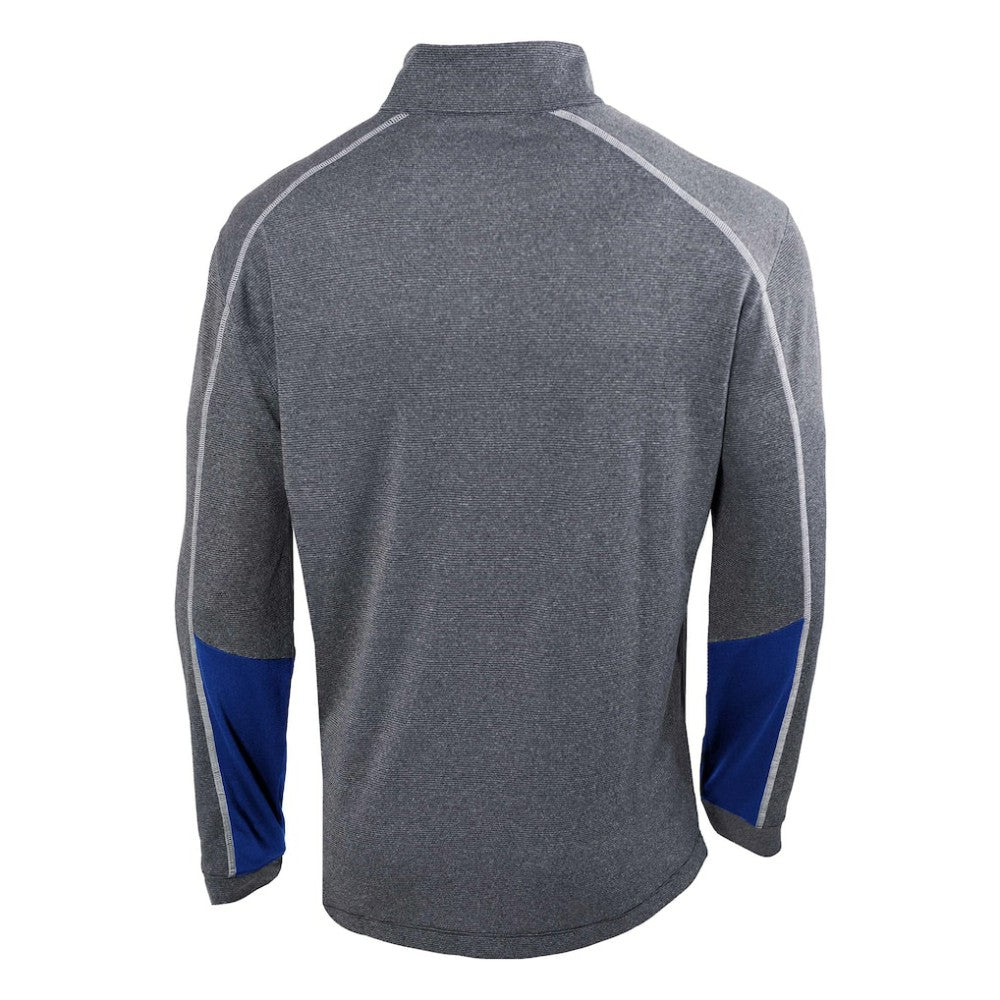St. Louis Blues - Columbia Omni-Wick Shotgun 2.0 Quarter-Zip Pullover Top Gray/Blue