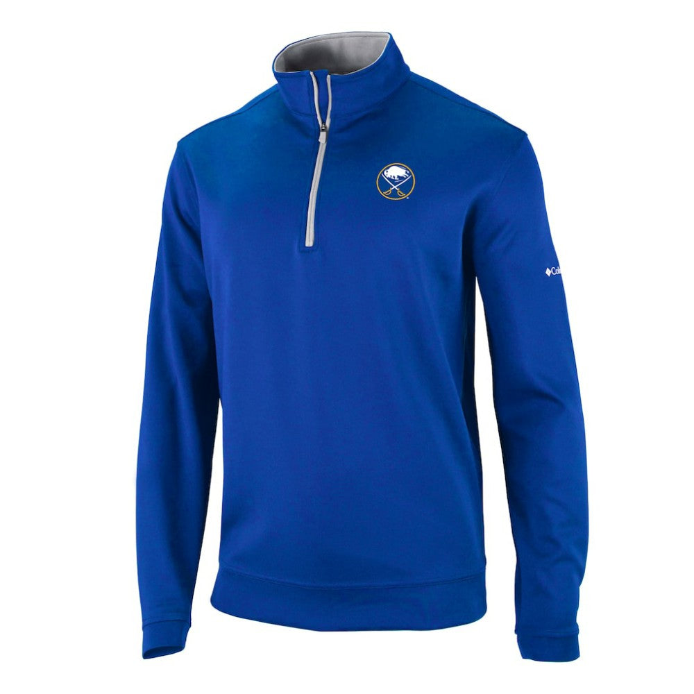 Buffalo Sabres - Columbia Omni-Wick Wickhams Hills Half-Zip Pullover Top Royal