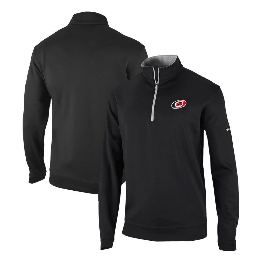 Carolina Hurricanes - Columbia Omni-Wick Wickhams Hills Half-Zip Pullover Top Black