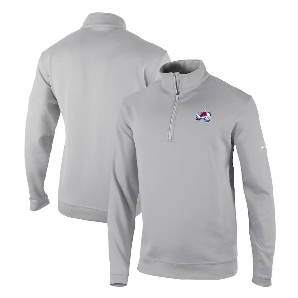 Colorado Avalanche - Columbia Omni-Wick Wickhams Hills Half-Zip Pullover Top Gray