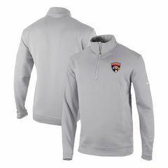 Florida Panthers - Columbia Omni-Wick Wickhams Hills Half-Zip Pullover Top Gray