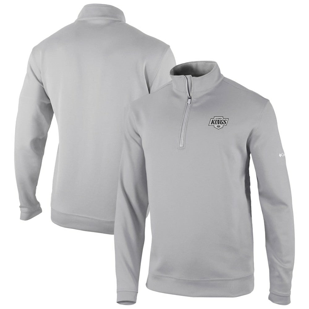 Los Angeles Kings - Columbia Omni-Wick Wickhams Hills Half-Zip Pullover Top Gray