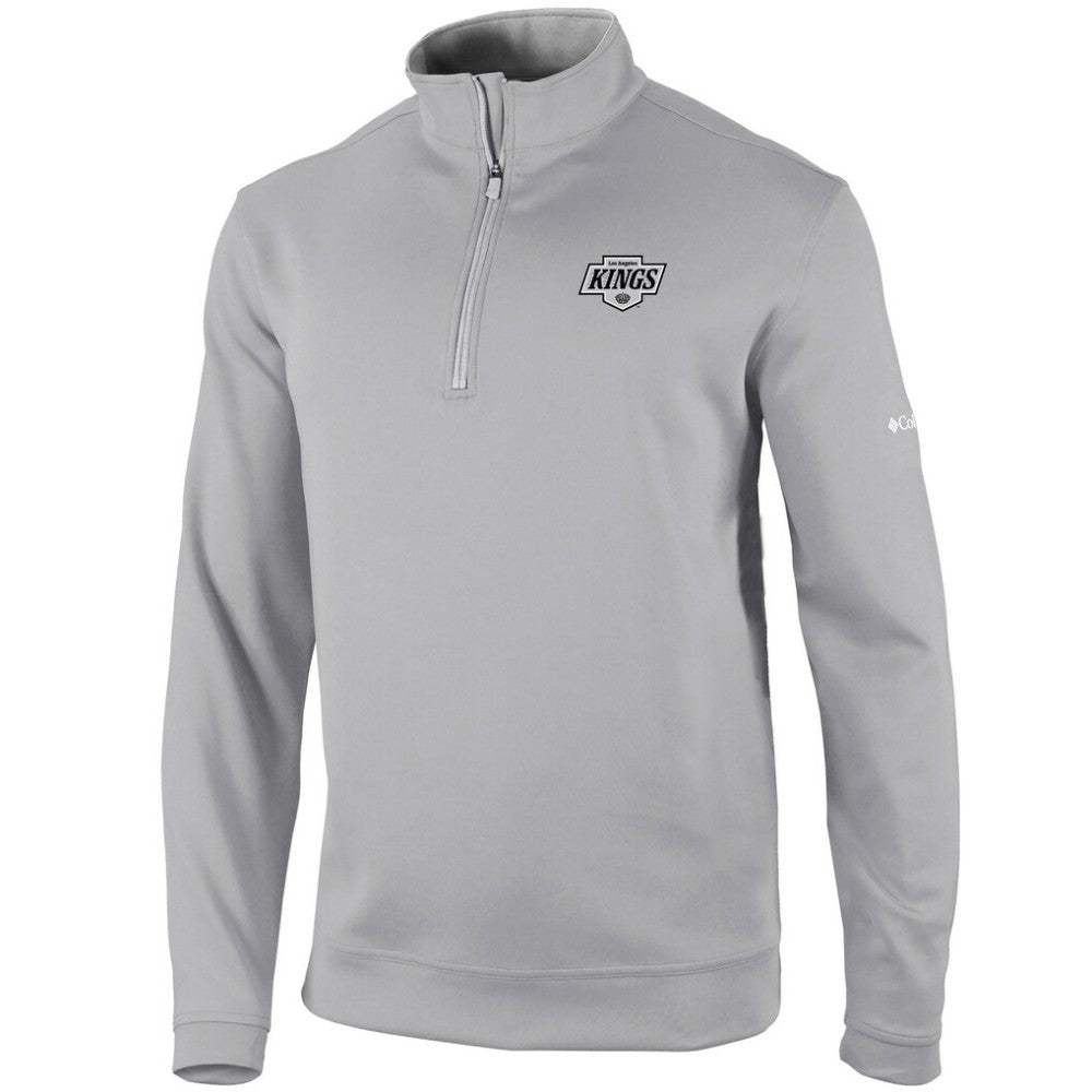 Los Angeles Kings - Columbia Omni-Wick Wickhams Hills Half-Zip Pullover Top Gray