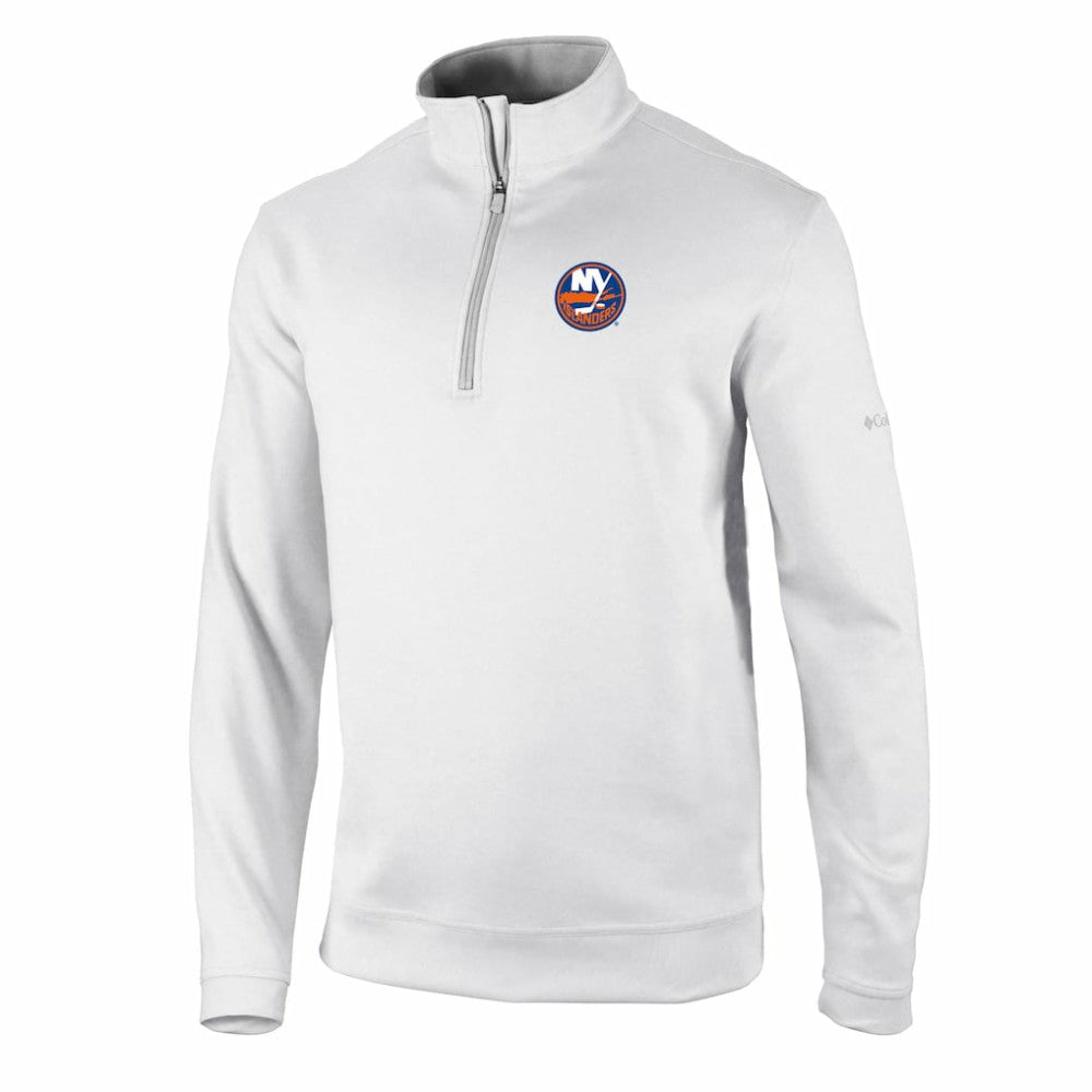 New York Islanders - Columbia Omni-Wick Wickhams Hills Half-Zip Pullover Top White