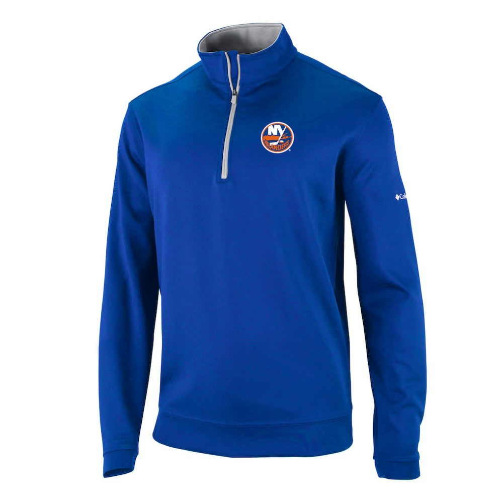 New York Islanders - Columbia Omni-Wick Wickhams Hills Half-Zip Pullover Top Royal
