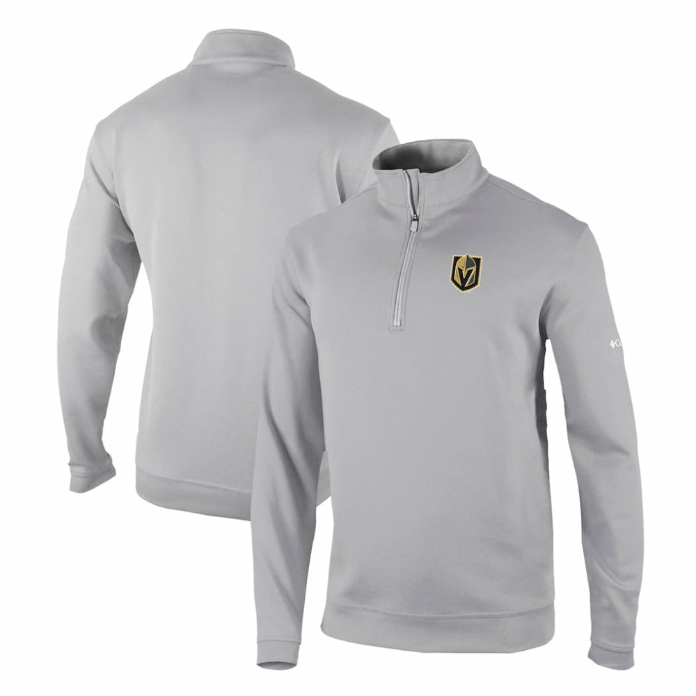 Vegas Golden Knights Columbia Omni-Wick Wickhams Hills Half-Zip Pullover Top Gray