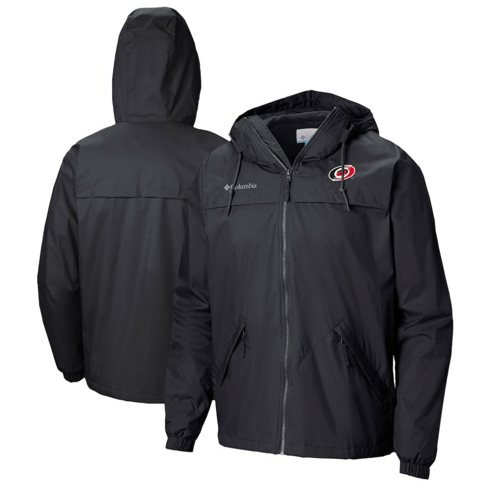 Carolina Hurricanes - Columbia Oroville Creek Lightweight Full-Zip Windbreaker Jacket Black