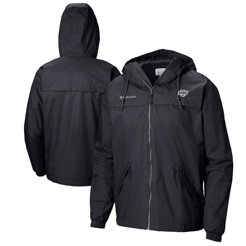 Los Angeles Kings - Columbia Oroville Creek Lightweight Full-Zip Windbreaker Jacket Black