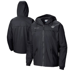 Los Angeles Kings - Columbia Oroville Creek Lightweight Full-Zip Windbreaker Jacket Black