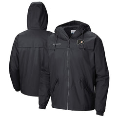 Philadelphia Flyers - Columbia Oroville Creek Lightweight Full-Zip Windbreaker Jacket Black