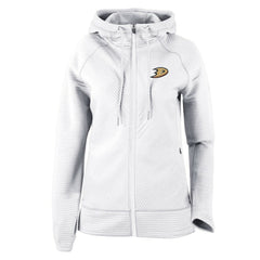 Anaheim Ducks - Columbia Women's Omni-Wick Pack It Up Full-Zip Jacket White