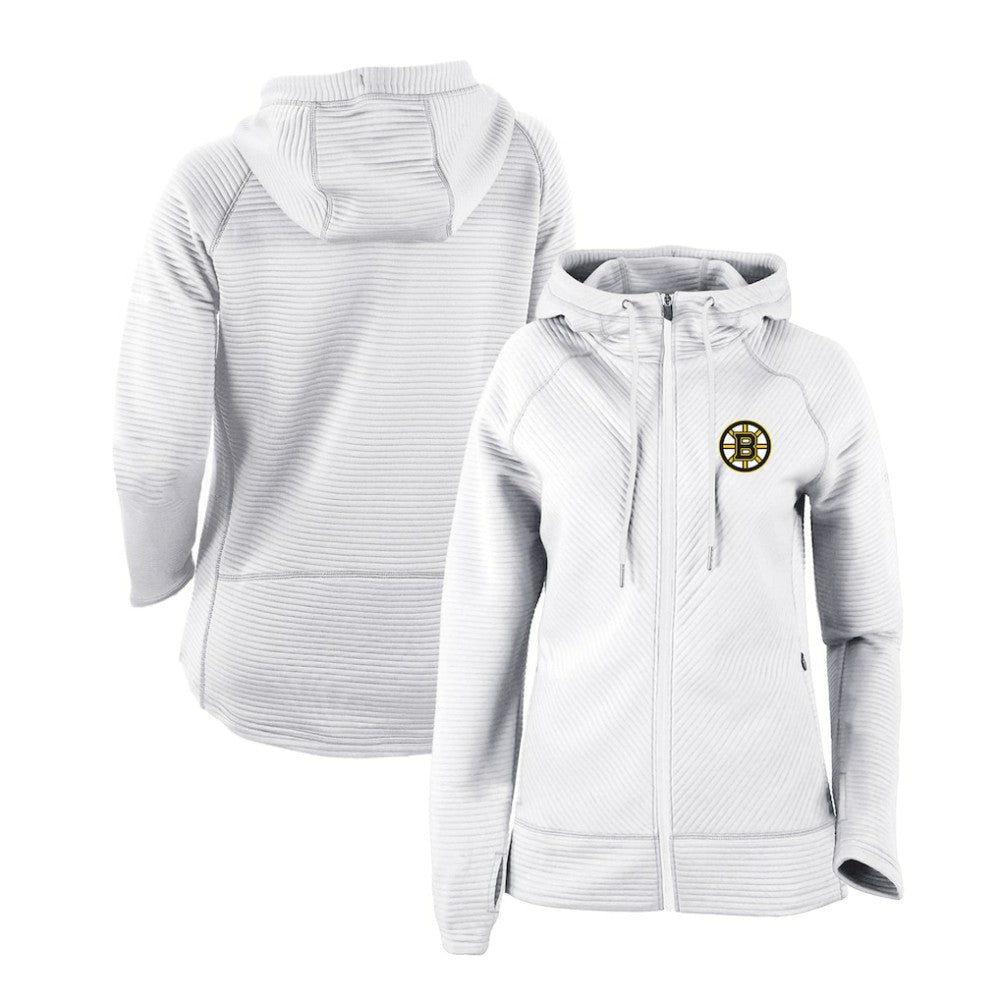 Boston Bruins Columbia Women's Omni-Wick Pack It Up Full-Zip Jacket White