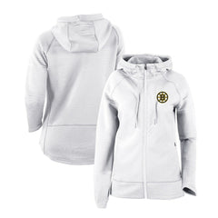 Boston Bruins Columbia Women's Omni-Wick Pack It Up Full-Zip Jacket White