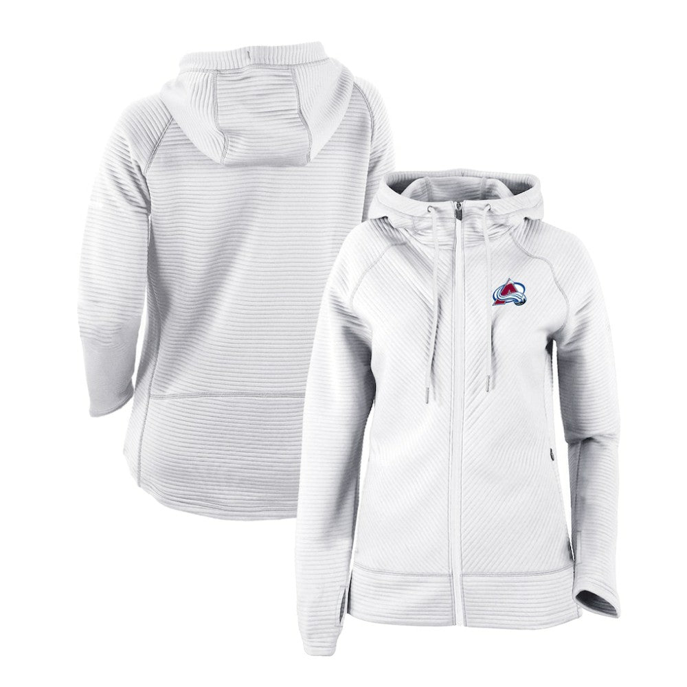 Colorado Avalanche - Columbia Women's Omni-Wick Pack It Up Full-Zip Jacket White