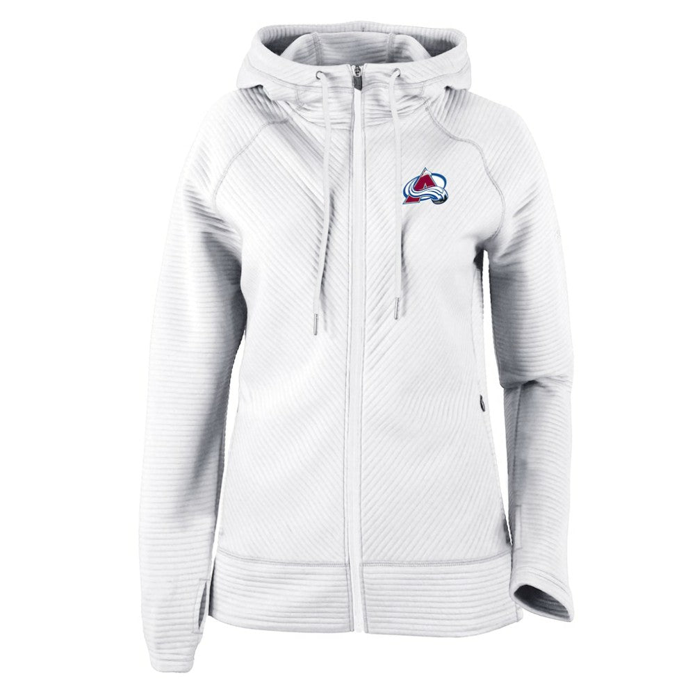 Colorado Avalanche - Columbia Women's Omni-Wick Pack It Up Full-Zip Jacket White