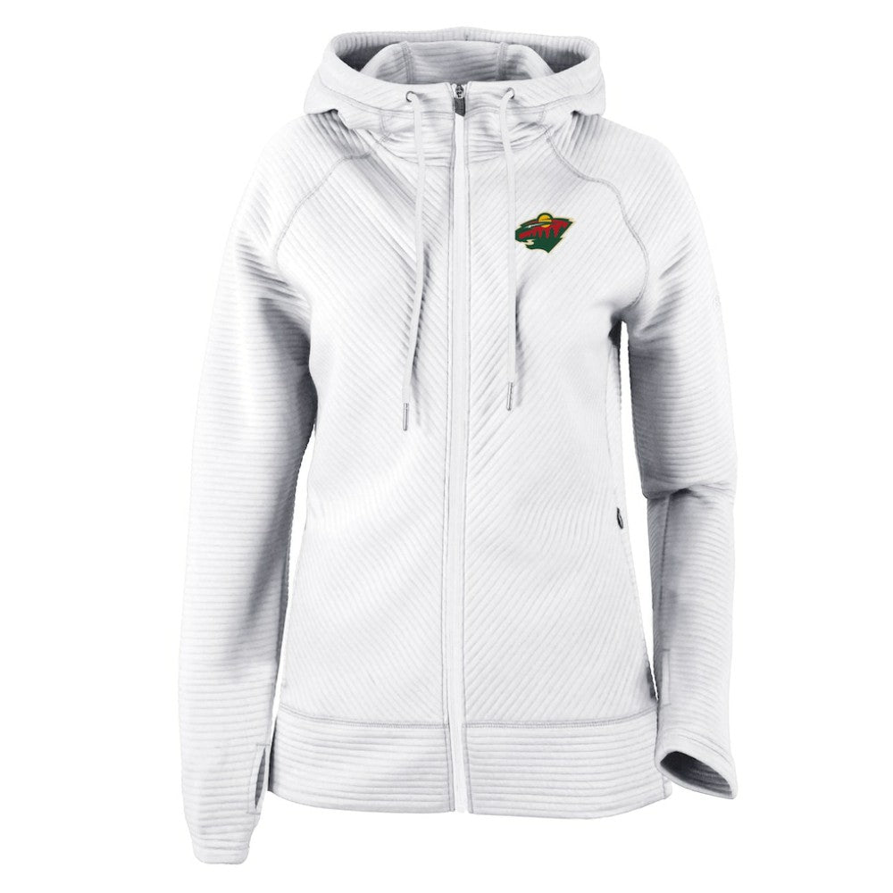 Minnesota Wild - Columbia Women's Omni-Wick Pack It Up Full-Zip Jacket White