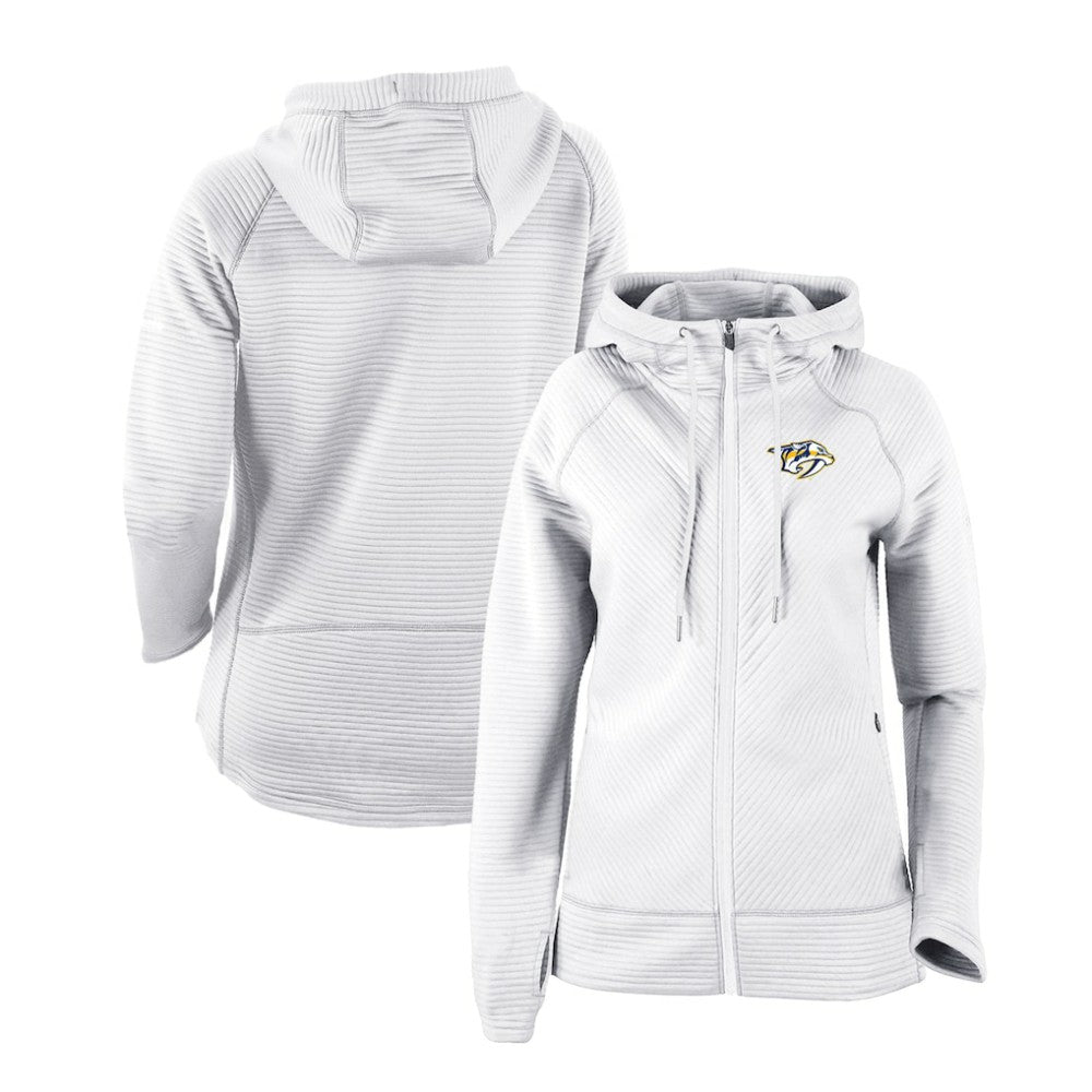 Nashville Predators - Columbia Women's Omni-Wick Pack It Up Full-Zip Jacket White