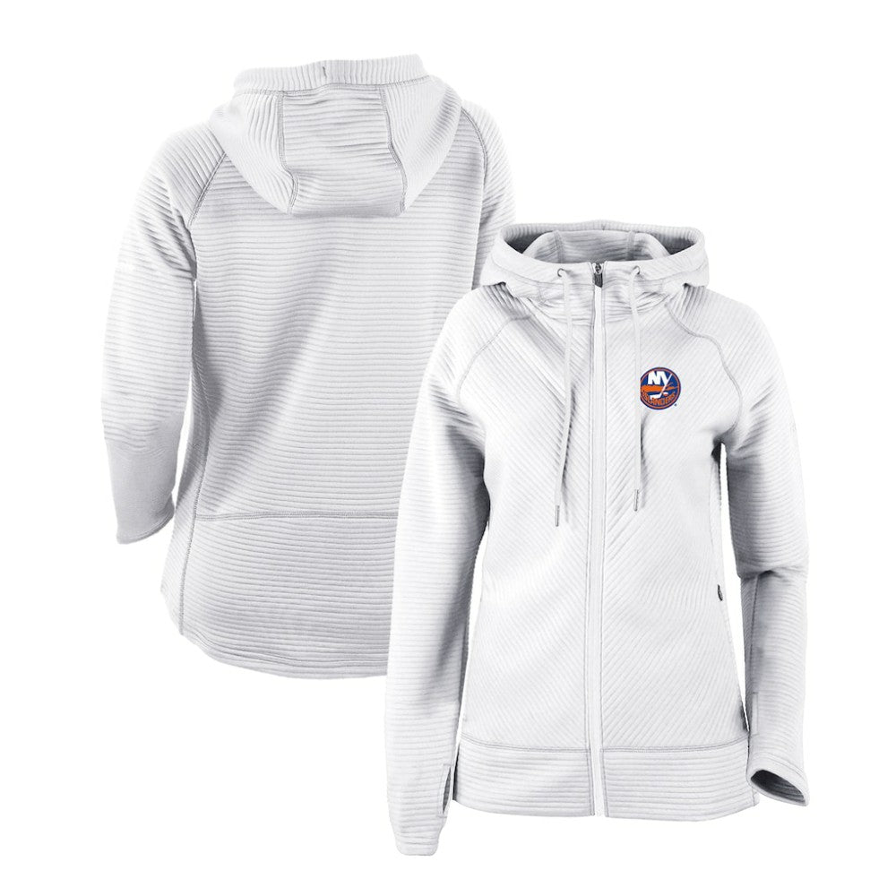 New York Islanders - Columbia Women's Omni-Wick Pack It Up Full-Zip Jacket White