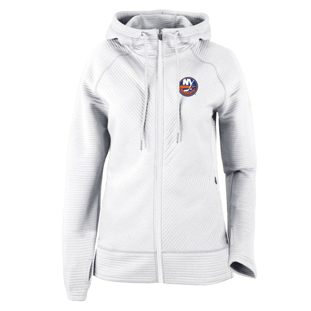 New York Islanders - Columbia Women's Omni-Wick Pack It Up Full-Zip Jacket White