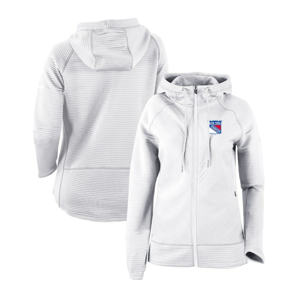 New York Rangers Columbia Women's Omni-Wick Pack It Up Full-Zip Jacket White