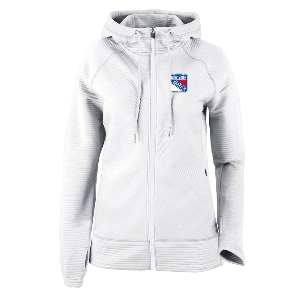 New York Rangers Columbia Women's Omni-Wick Pack It Up Full-Zip Jacket White