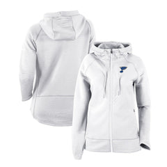 St. Louis Blues - Columbia Women's Omni-Wick Pack It Up Full-Zip Jacket White