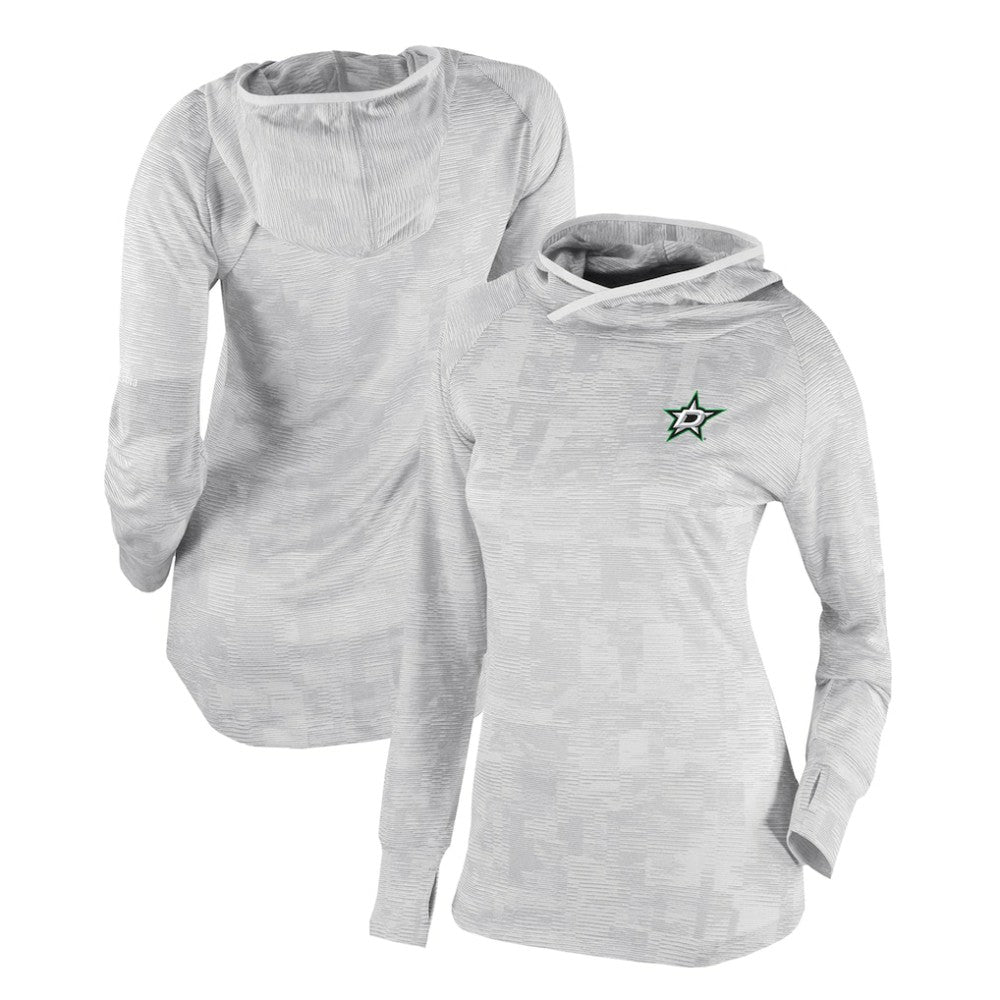 Dallas Stars - Columbia Women's Omni-Wick Sunday Ball Pullover Hoodie White