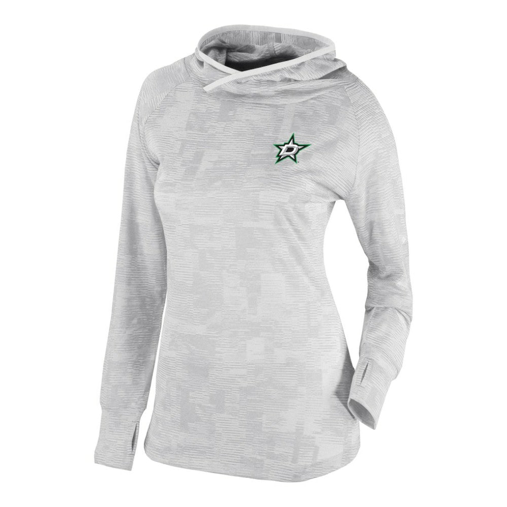 Dallas Stars - Columbia Women's Omni-Wick Sunday Ball Pullover Hoodie White