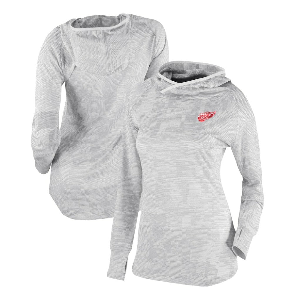 Detroit Red Wings - Columbia Women's Omni-Wick Sunday Ball Pullover Hoodie White