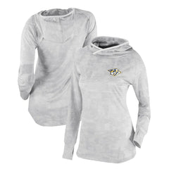 Nashville Predators - Columbia Women's Omni-Wick Sunday Ball Pullover Hoodie White
