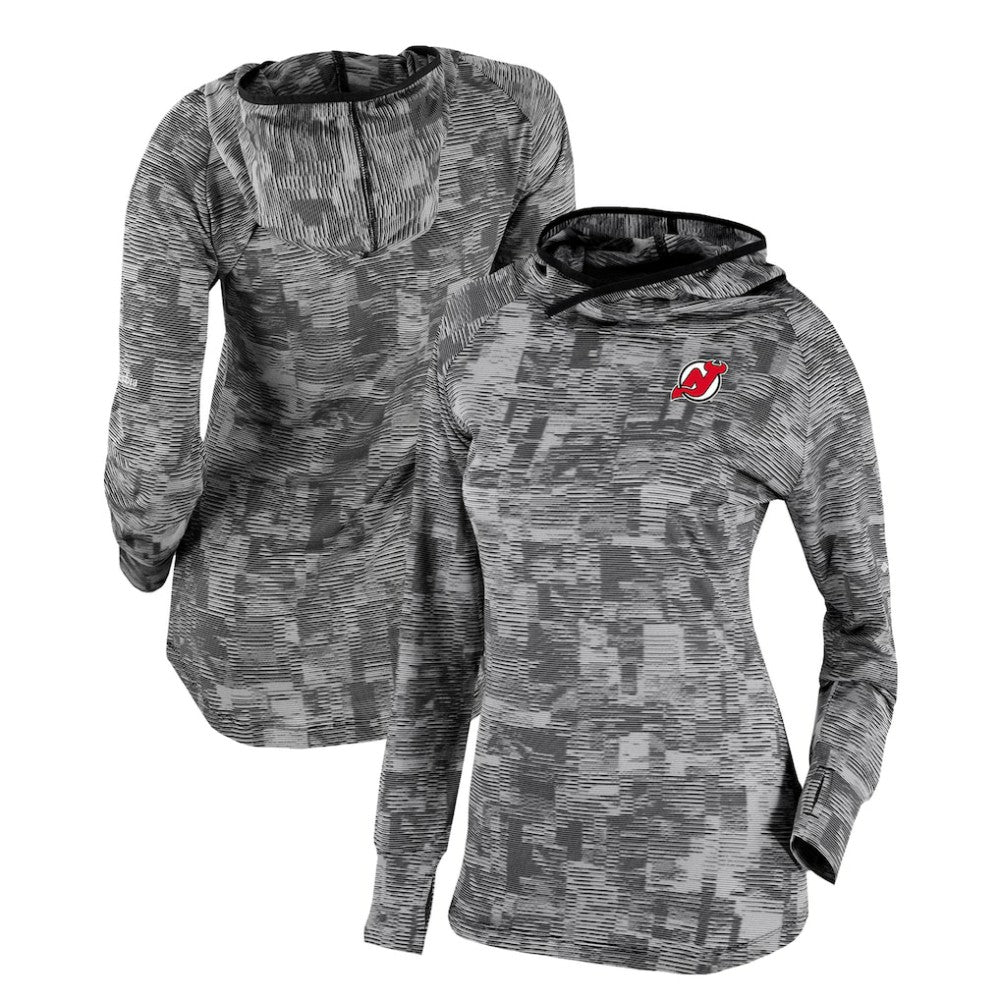 New Jersey Devils - Columbia Women's Omni-Wick Sunday Ball Pullover Hoodie Black