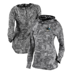 San Jose Sharks - Columbia Women's Omni-Wick Sunday Ball Pullover Hoodie Black