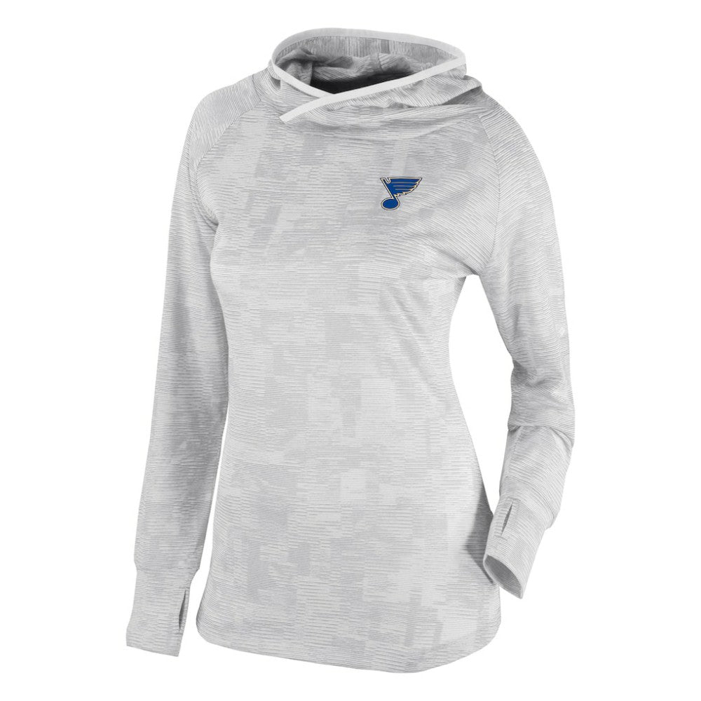 St. Louis Blues - Columbia Women's Omni-Wick Sunday Ball Pullover Hoodie White