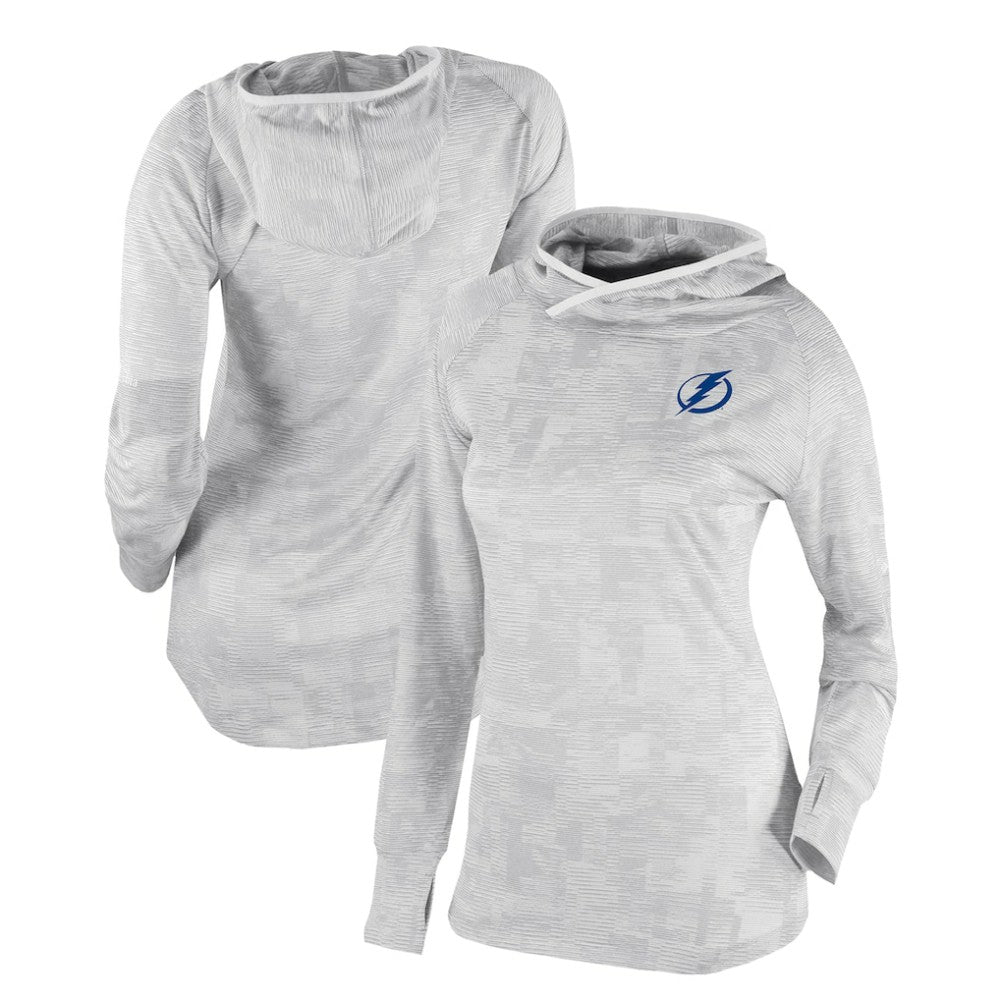 Tampa Bay Lightning - Columbia Women's Omni-Wick Sunday Ball Pullover Hoodie White