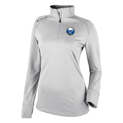 Buffalo Sabres - Columbia Women's Omni-Wick Shotgun 2.0 Quarter-Zip Pullover Top White
