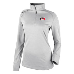 Carolina Hurricanes - Columbia Women's Omni-Wick Shotgun 2.0 Quarter-Zip Pullover Top White