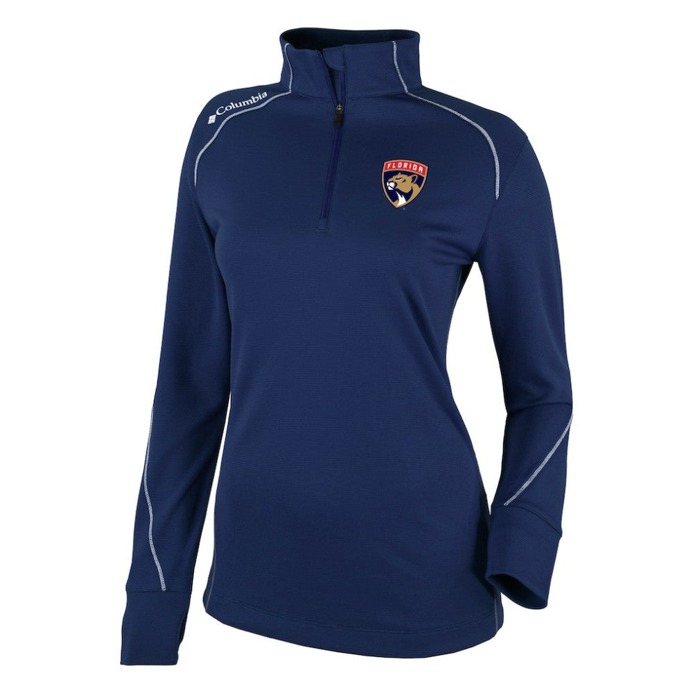 Florida Panthers - Columbia Women's Omni-Wick Shotgun 2.0 Quarter-Zip Pullover Top Navy