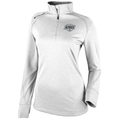 Los Angeles Kings - Columbia Women's Omni-Wick Shotgun 2.0 Quarter-Zip Pullover Top White
