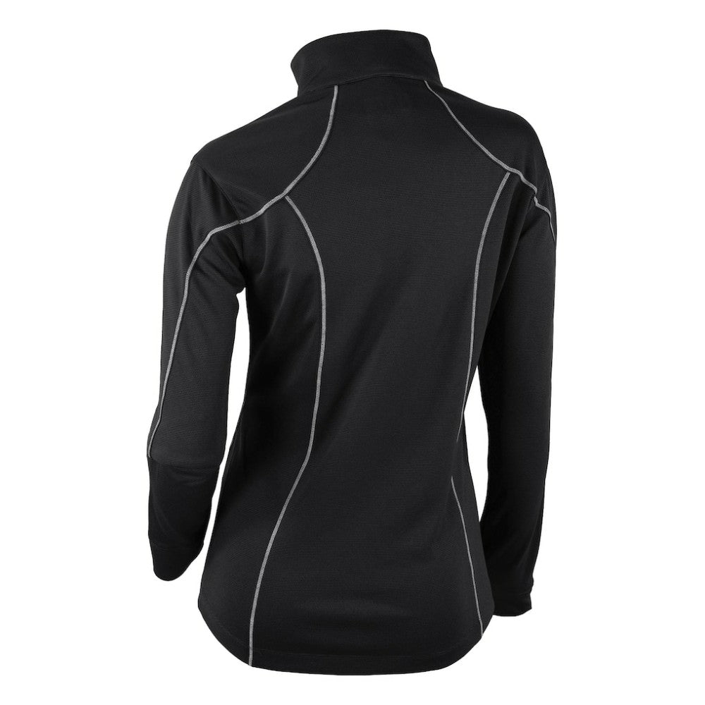 New Jersey Devils - Columbia Women's Omni-Wick Shotgun 2.0 Quarter-Zip Pullover Top Black