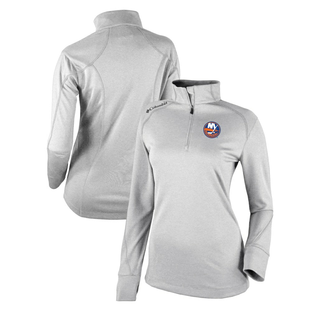 New York Islanders - Columbia Women's Omni-Wick Shotgun 2.0 Quarter-Zip Pullover Top White