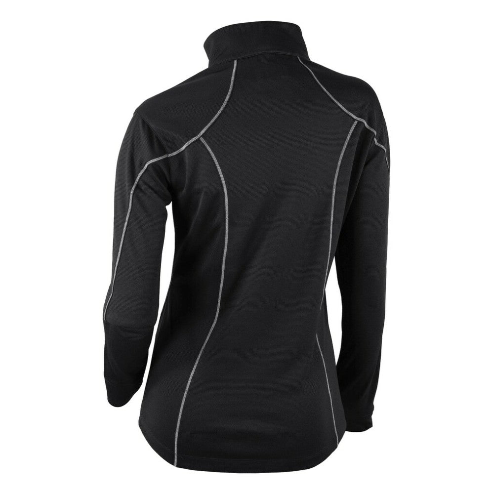 Pittsburgh Penguins Columbia Women's Omni-Wick Shotgun 2.0 Quarter-Zip Pullover Top Black