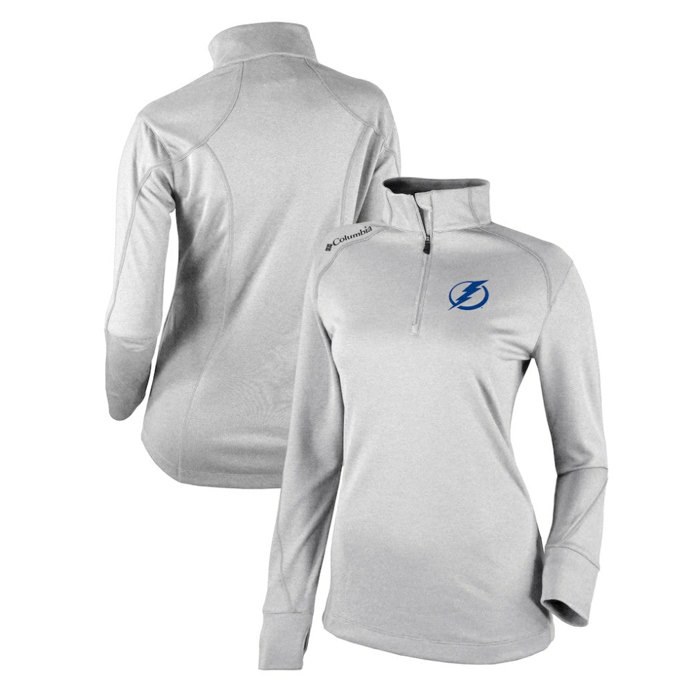 Tampa Bay Lightning - Columbia Women's Omni-Wick Shotgun 2.0 Quarter-Zip Pullover Top White
