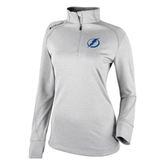 Tampa Bay Lightning - Columbia Women's Omni-Wick Shotgun 2.0 Quarter-Zip Pullover Top White