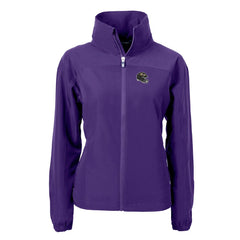 Baltimore Ravens Cutter & Buck Women's Charter Eco Recycled Full-Zip Jacket Purple - NFL
