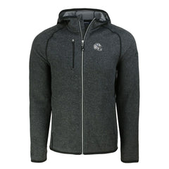 Indianapolis Colts Cutter & Buck Helmet Mainsail Sweater-Knit Full-Zip Hoodie Heather Charcoal - NFL